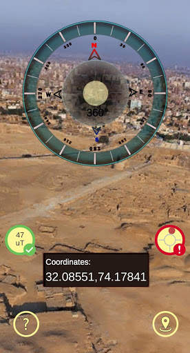 Android Kompass 360 - Wahre Nord richtung & GPS screenshot 7
