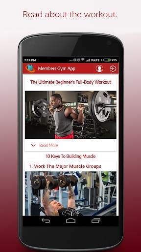 Gym Member's App screenshot 2