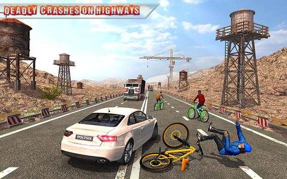 Bicycle Racing Highway Stunt Racer screenshot 2