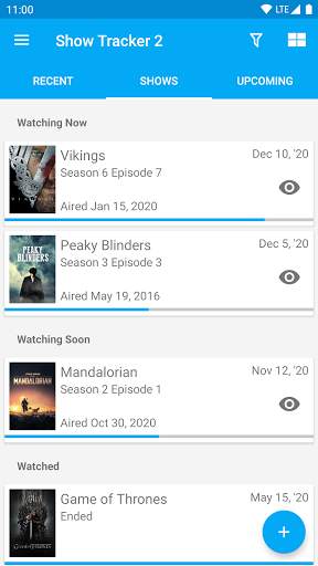 Show Tracker 2 1 تصوير الشاشة