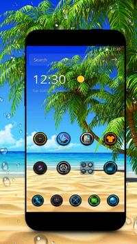 Beach sunshine theme wallpaper screenshot 1