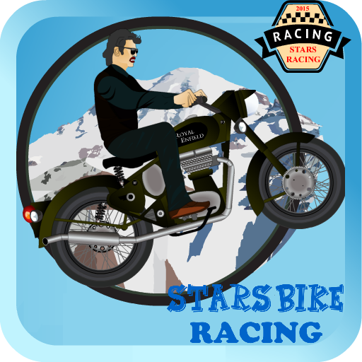 Stars bike racing icon