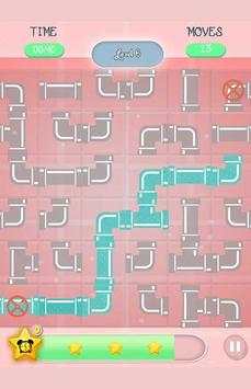 Connect Pipes Classic Puzzle Brain Game screenshot 2