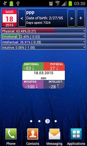 Biorhythms Calculator Lite screenshot 8
