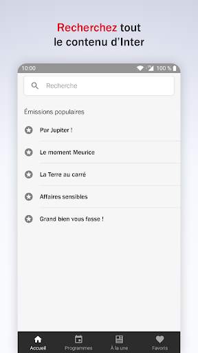 France Inter - radio, actus 5 تصوير الشاشة