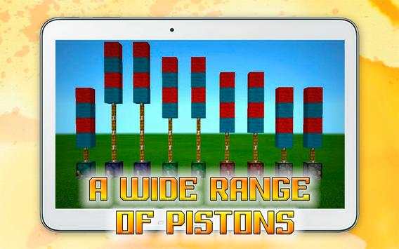 Pistons mod for MC PE screenshot 1