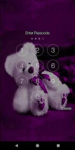 Teddy Bear Lock Screen screenshot 2