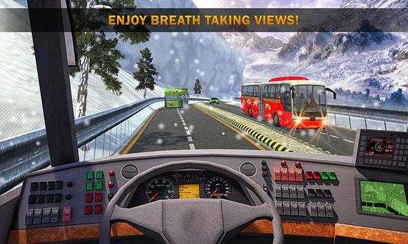 Uphill Bus Drive : Christmas Bus Simulator screenshot 4
