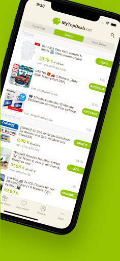 MyTopDeals | Schnäppchen App 2 تصوير الشاشة