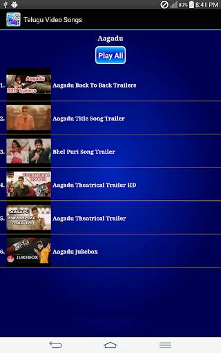 Telugu Video Songs screenshot 6