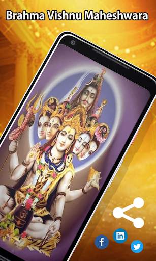 Brahma Vishnu Maheshwara Wallpaper screenshot 3