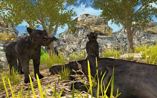 Panther Family SImulator 3D screenshot 2