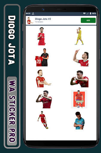 Diogo Jota - WA Sticker Pro screenshot 4