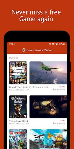 PC Games Radar for Epic Games, screenshot 1