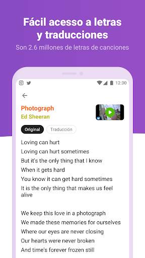 Letras - Letras de canciones screenshot 1