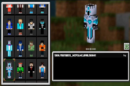 Youtuber Custom Mod Skin MCPE screenshot 3