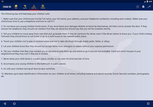 FBI Child ID screenshot 9