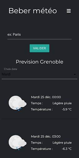 Beber Meteo स्क्रीनशॉट 2