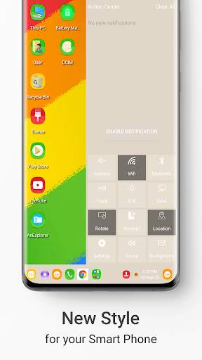 Rainbow Colorful Theme for Computer Launcher screenshot 2