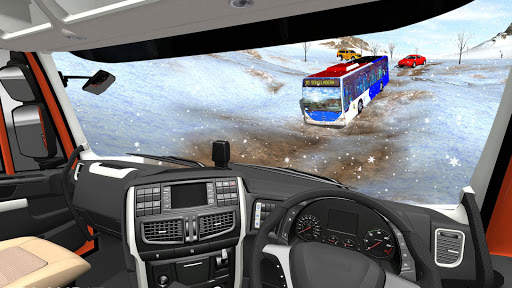 Big Mountain Snow Bus Driving Simulator 3D screenshot 8
