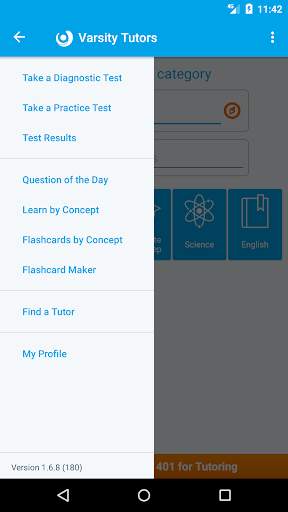 Mobile Learning Tool - Varsity Tutors screenshot 1