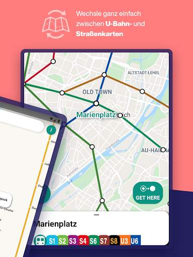 U-Bahn München MVG Karte screenshot 14