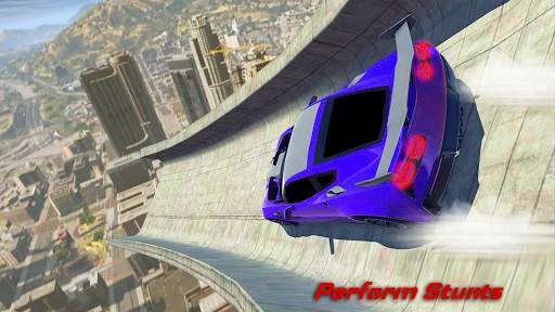 Ramp Car Stunts Racing Impossible Tracks simulator screenshot 4