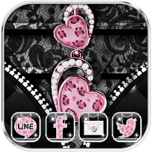 Diamond Leopard Theme Zipper Lock Screen 1.2.2