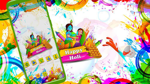 Happy Holi Launcher Theme screenshot 1