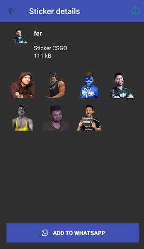 Players CSGO Stickers screenshot 8
