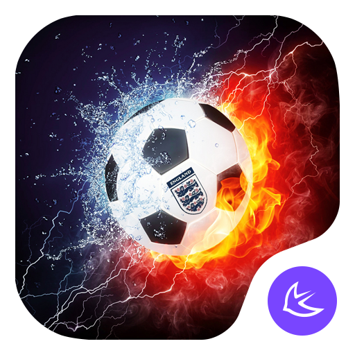 New free glow football APUS stylish sport theme icon