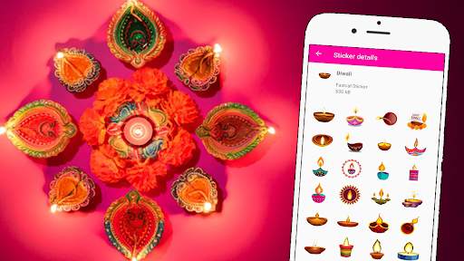 Diwali Sticker स्क्रीनशॉट 3