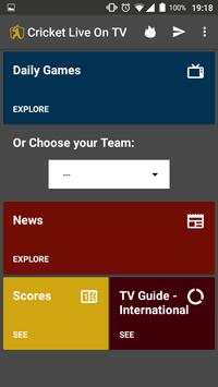 Cricket Australia Games Live on TV - Free screenshot 2