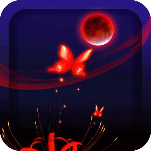 3D Butterfly Flower Wallpaper आइकन