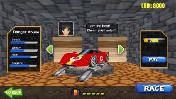 Bheem Car Racing Challenge 1 تصوير الشاشة