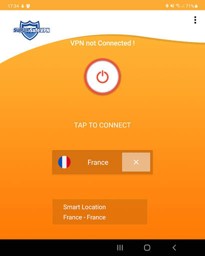 SuperSafe VPN screenshot 1