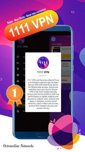 1111 VPN - A Fast, Unlimited, Free VPN Proxy screenshot 5