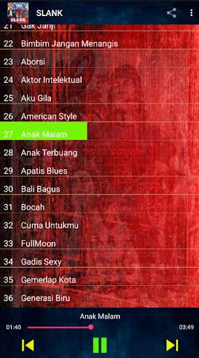 55   Lagu Populer Slank Offline screenshot 3