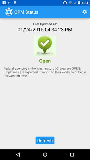 OPM Status screenshot 1