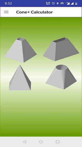 Cone   Calculator скриншот 1