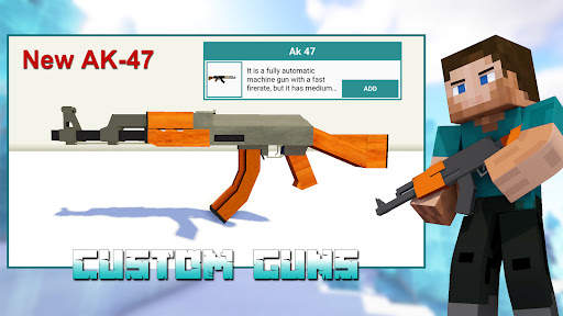 Actual guns mod 3D for MCPE screenshot 2