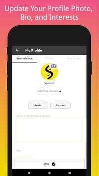 Chat with Strangers App - Splansh - Chat & Share screenshot 5