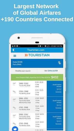Touristian Hotels, Flights And Travel Deals screenshot 2