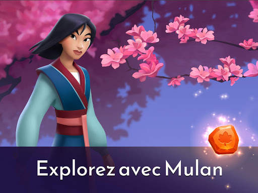 Disney Princesses Puzzle Royal : Match 3 et Déco screenshot 10