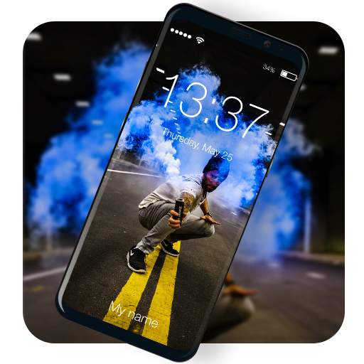 Flare Smoke Lock Screen 1.0