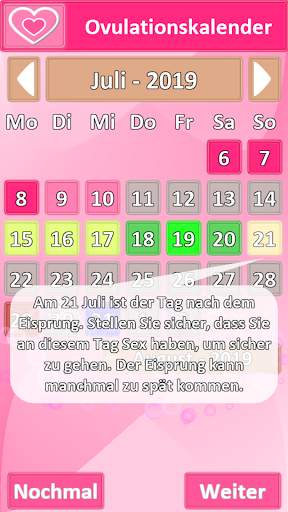 Ovulation App Deutsch screenshot 6