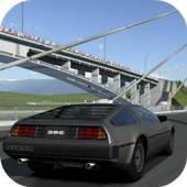 Drive Delorean - Futuristic Driving School 2020 logo