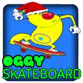 Oggy skate game icon