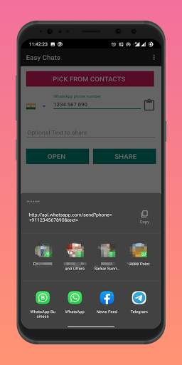 Easy Chats for WhatsApp [ no ads ] screenshot 2