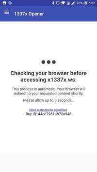 1337x Site Opener 3 تصوير الشاشة